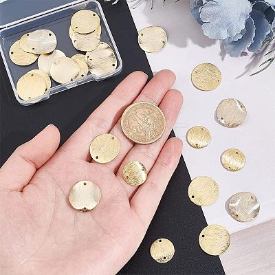 30Pcs 3 Styles Brass Connector Charms KK-HY0001-32-1