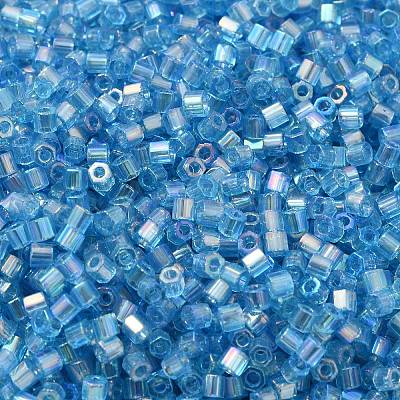 Transparent Colours AB Glass Seed Beads SEED-S042-19B-04-1