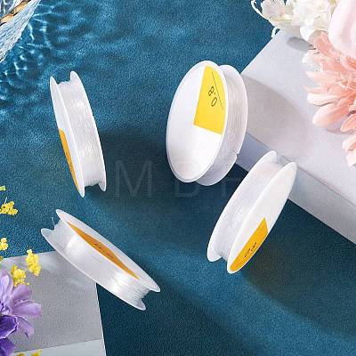 4 Rolls Round Crystal Elastic Stretch Thread EW-TA0001-10B-1