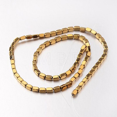 Electroplate Non-magnetic Synthetic Hematite Bead Strands G-F300-40B-03-1