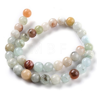 Natural White Jade Beads X-G-G766-C-26-1