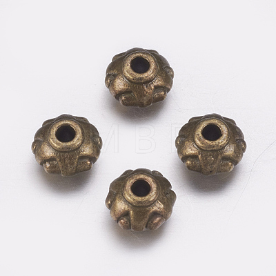 Tibetan Style Spacer Beads TIBEB-A24612-AB-FF-1