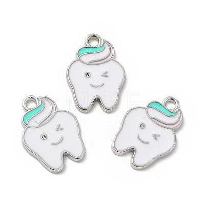 Alloy Enamel Pendants ENAM-J650-09P-01-1