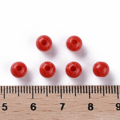 Opaque Acrylic Beads LS-X-MACR-S370-C6mm-A14-1