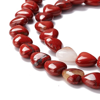 Natural Red Jasper Beads Strands G-B022-01-1