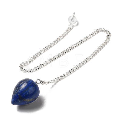Natural Lapis Lazuli Dowsing Pendulums G-R492-01S-12-1