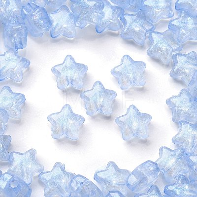 Luminous Transparent Acrylic Beads MACR-D024-24D-1