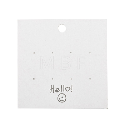 Paper Earring Display Cards CDIS-F007-06-1