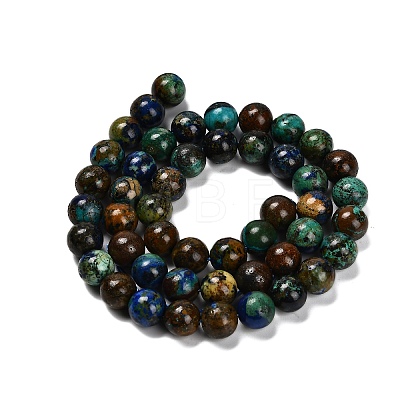 Natural Azurite Beads Strands G-P568-A01-01-1