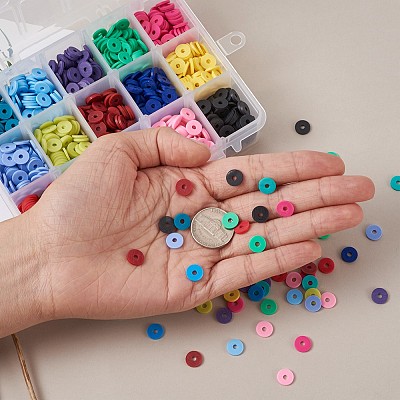 Eco-Friendly Handmade Polymer Clay Beads DIY-X0293-74B-1