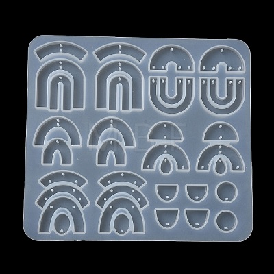 DIY Pendant Silicone Molds X-DIY-G091-03C-1