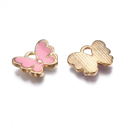 Alloy Enamel Charms X-ENAM-S121-070J-1