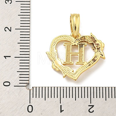 Heart Brass Pendants KK-I714-04G-H-1