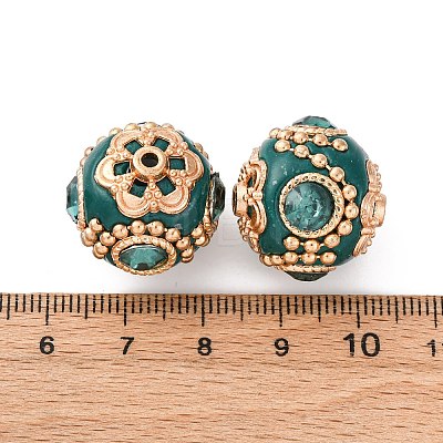 Handmade Resin Indonesia Beads IPDL-S054-008A-01KCG-1
