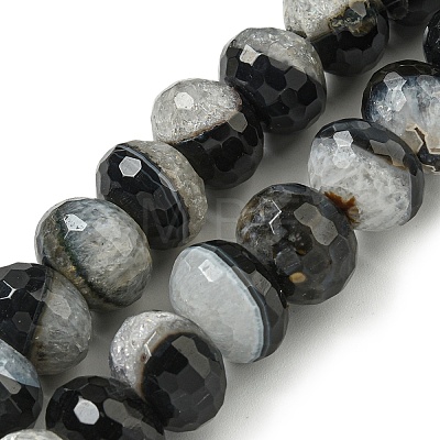 Natural Crystal and Agate Beads Strands G-P546-B02-01-1