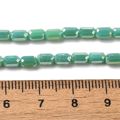 Electroplate Glass Beads Strands EGLA-D031-01-14-1