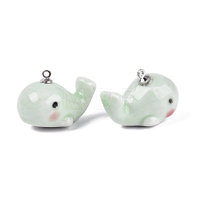 Handmade Porcelain Pendants PORC-N013-17A-1