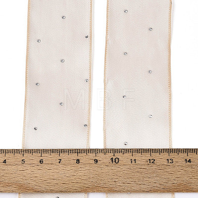 Single Face Printed Polyester & Acrylic Satin Ribbon SRIB-T009-06D-1