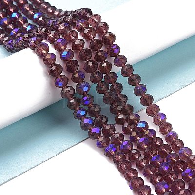 Electroplate Glass Beads Strands EGLA-A034-T2mm-L14-1