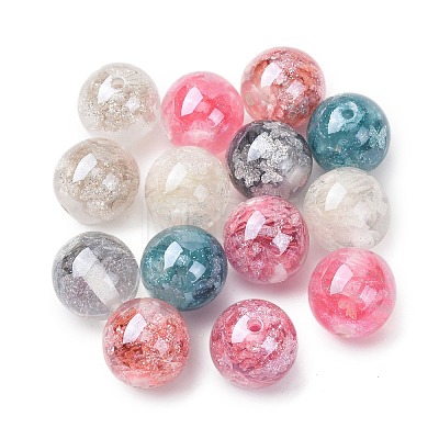 Luminous Transparent Resin & Paillette Beads RESI-C073-15-1