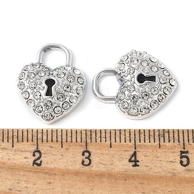 Alloy Crystal Rhinestone Pendants PALLOY-E775-17P-1