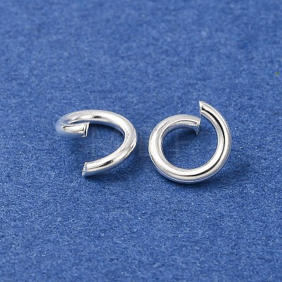 Brass Open Jump Rings KK-G604-08S-11-1