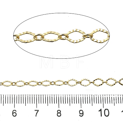 Brass Oval Link Chains KK-P295-56B-G-1