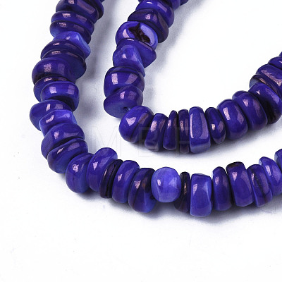 Natural Trochid Shell/Trochus Shell Beads Strands SHEL-S258-081-B03-1