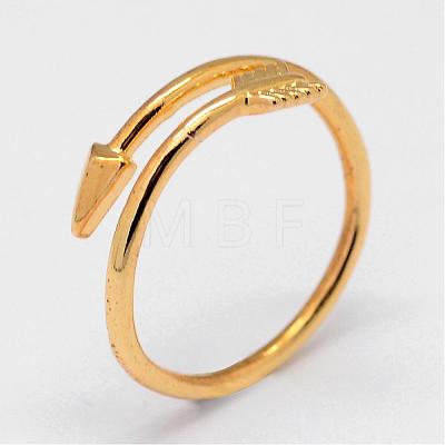 Brass Finger Rings RJEW-K013-01-1