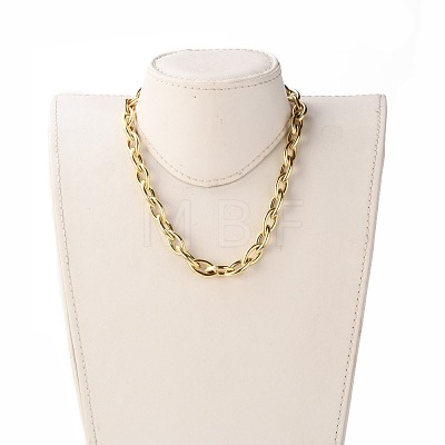 Iron Cable Chain Necklaces NJEW-JN03208-1