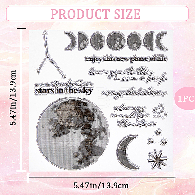 Clear Silicone Stamps DIY-WH0504-64C-1