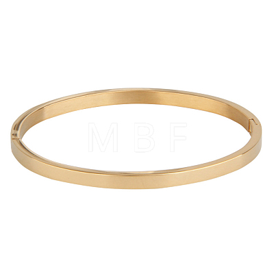 Ion Plating(IP) 304 Stainless Steel Bangles BJEW-E277-42A-G-1