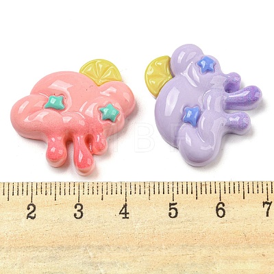 Opaque Resin Decoden Cabochons CRES-R200-02-1