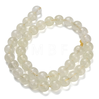 Natural Lemon Quartz(Heated) Beads Strands G-L642-B13-10mm-1