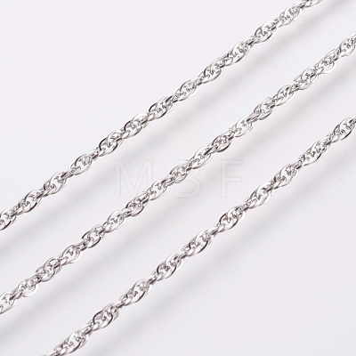 304 Stainless Steel Rope Chains CHS-F003-05P-B-1