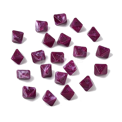 Opaque Acrylic Beads OACR-D320-02L-1