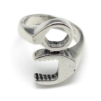 Adjustable Alloy Cuff Finger Rings RJEW-S038-009-1
