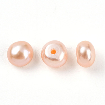 Grade 3A Natural Cultured Freshwater Pearl Beads PEAR-N018-3A-4550B-1