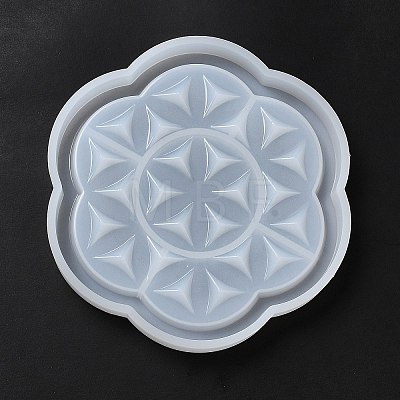 DIY Life of Flower Textured Cup Mat Silicone Molds SIMO-H009-05D-1