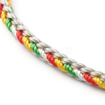 Nylon Twist Cord Bracelets BJEW-JB06479-02-1