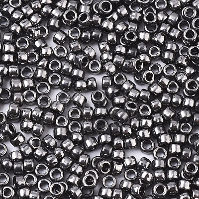 Electroplate Glass Seed Beads X-SEED-S042-01A-01-1