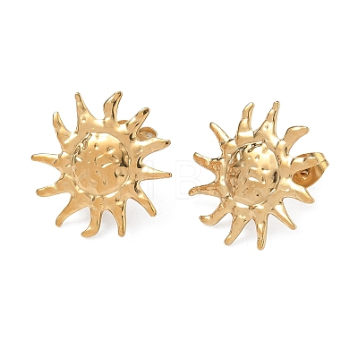 304 Stainless Steel Stud Earring Findings X-STAS-A139-03A-G-1