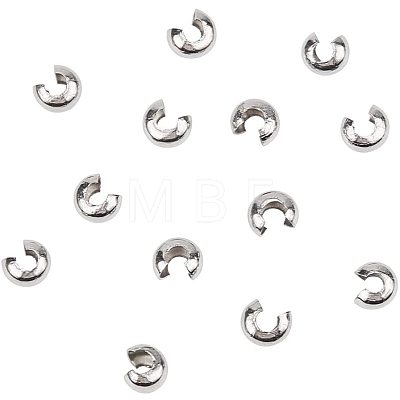 Unicraftale 304 Stainless Steel Crimp Beads Covers STAS-UN0001-58P-1