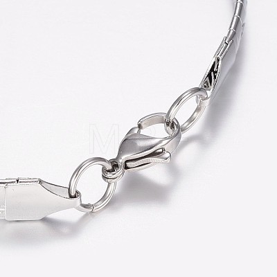 304 Stainless Steel Chain Bracelets BJEW-I238-07P-1