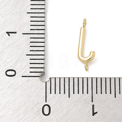 304 Stainless Steel Letter Connector Charms STAS-M108-01G-10-1