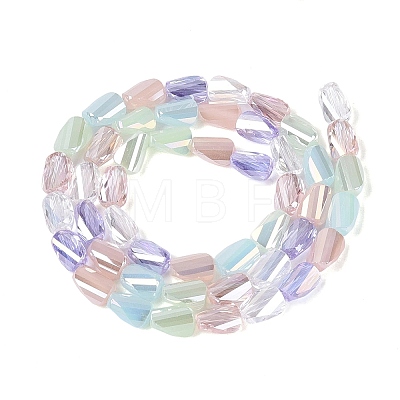 Electroplate Mixed Styles Glass Beads Strands EGLA-N022-10A-A02-1