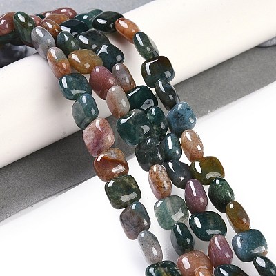 Natural Indian Agate Beads Strands G-M435-A02-01-1
