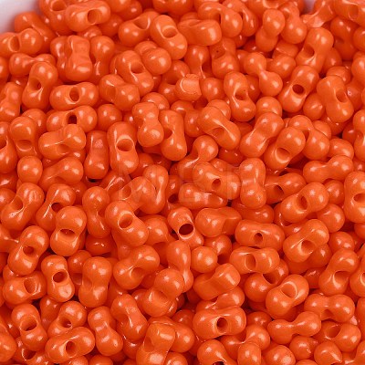 Baking Paint Glass Seed Beads SEED-K010-A10-1