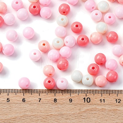 Opaque Acrylic Beads SACR-Q004-02C-1