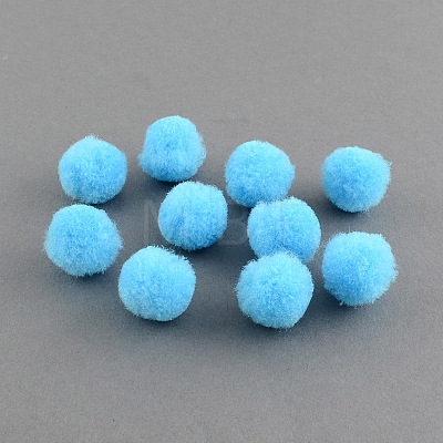 DIY Doll Craft Pom Pom Yarn Pom Pom Balls AJEW-S006-20mm-06-1